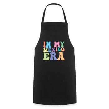 Mexico Retro Groovy - Cooking Apron - black - Front - AI Model Male 185 dark (185cm)
