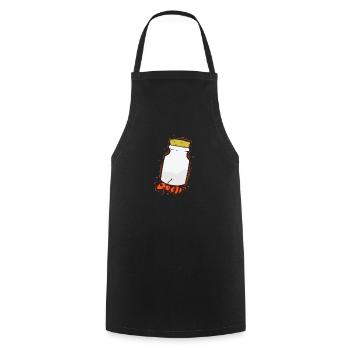 La fourmi porte des insectes industrieux épandeurs - Tablier de cuisine - noir - Devant - AI Model Male 185 dark (185cm)