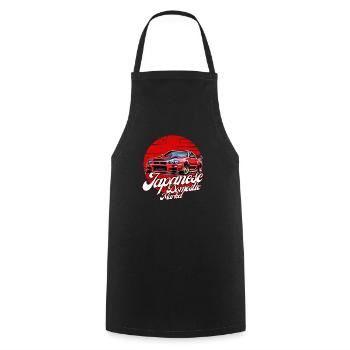 Jdm / Tuning / Turbocompresseur / Jantes / Chiptuning - Tablier de cuisine - noir - Devant - AI Model Male 185 dark (185cm)