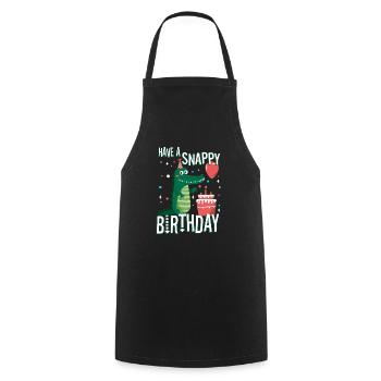 Have a Snappy Birthday - Cooking Apron - black - Front - AI Model Male 185 dark (185cm)