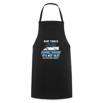 Dirt Track Racing Course rapide et sale Course de fans de course - Tablier de cuisine - noir - Devant - AI Model Male 185 dark (185cm)