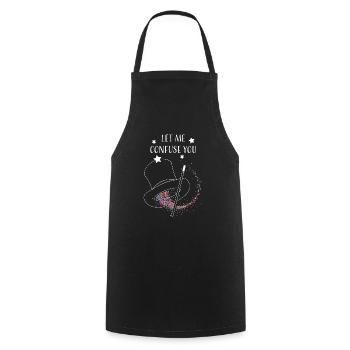 Magic Hat Magic Tricks Card Magic Magic Show - Cooking Apron - black - Front - AI Model Male 185 dark (185cm)