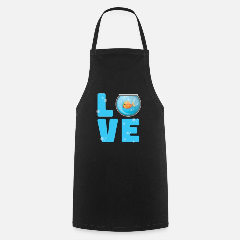 Aquarium - Tablier de cuisine - noir