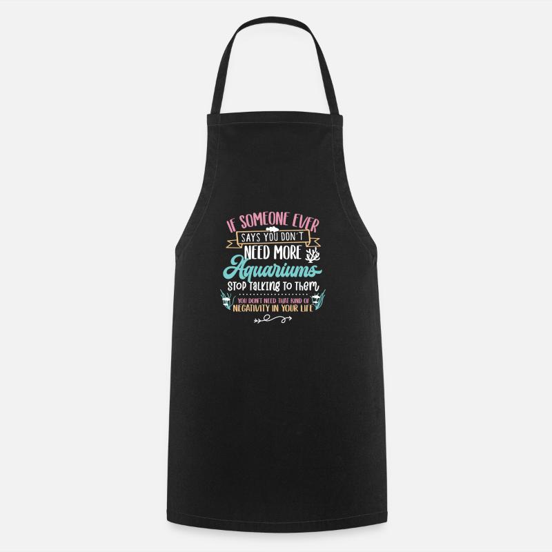Aquarium - Tablier de cuisine - noir