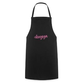 L’acroyoga, c’est le fitness et l’équilibre Sport - Tablier de cuisine - noir - Devant - AI Model Male 185 dark (185cm)