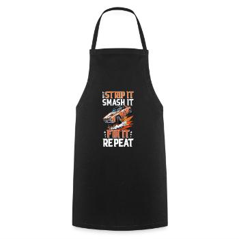 Demo Derby Demolition Derby Demolition Derby - Cooking Apron - black - Front - AI Model Male 185 dark (185cm)