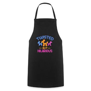 Balloon Animal Party Balloon Artist - Cooking Apron - black - Front - AI Model Male 185 dark (185cm)