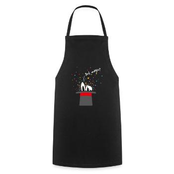 Got Magic Magic Magic Hat Bunny Illusionniste Magicien de scène - Tablier de cuisine - noir - Devant - AI Model Male 185 dark (185cm)