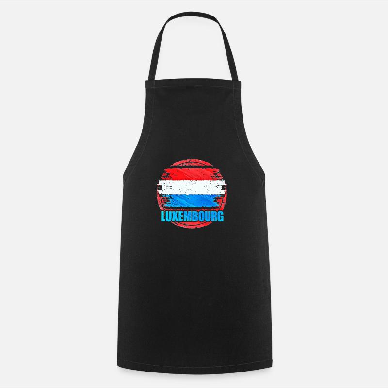 Luxembourg - Tablier de cuisine - noir