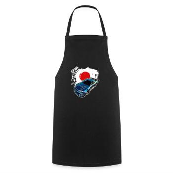 Jdm / Tuning / Turbocharger / Rims / Chiptuning - Cooking Apron - black - Front - AI Model Male 185 dark (185cm)