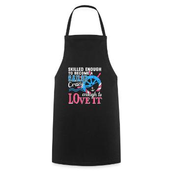 Sailor Skilled Enough To Become Sailor - Cooking Apron - black - Front - AI Model Male 185 dark (185cm)