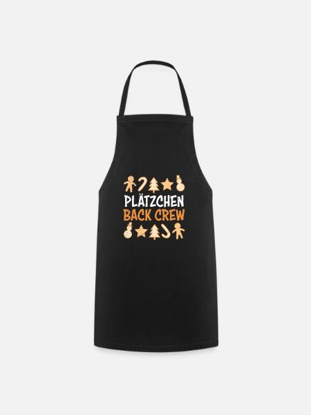 Plätzchen Back Crew Cookies Backliebhaber - Kochschürze - Schwarz