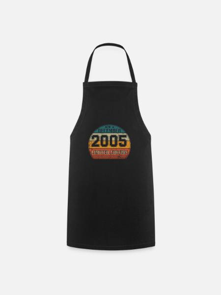 Geburtstag - Limited Edition Dezember 2005 - Kochschürze - Schwarz