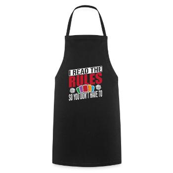 Board Games Game Board Gift - Cooking Apron - black - Front - AI Model Male 185 dark (185cm)