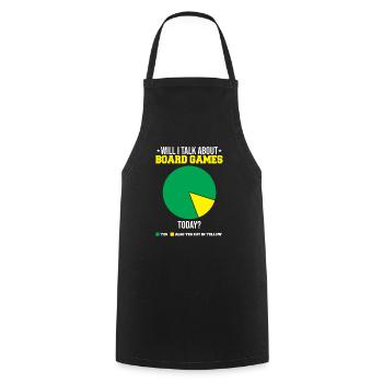 Board Games Game Board Gift - Cooking Apron - black - Front - AI Model Male 185 dark (185cm)