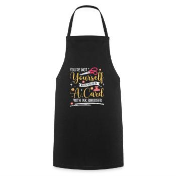 Cardmaker Scrapbooking Card Making Kits For - Cooking Apron - black - Front - AI Model Male 185 dark (185cm)