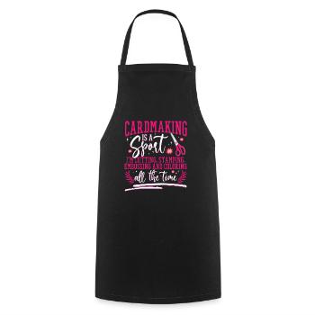 Cardmaker Scrapbooking Card Making Kits For - Cooking Apron - black - Front - AI Model Male 185 dark (185cm)