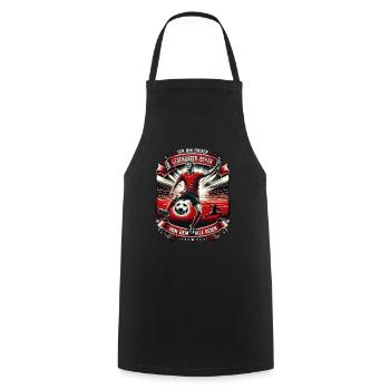 Légendaire des années 1954 Vintage Football cadeau - Tablier de cuisine - noir - Devant - AI Model Male 185 dark (185cm)