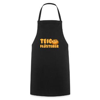 Teigflüsterer Backliebhaber Backfans Backen - Kochschürze - Schwarz - Vorne - AI Model Male 185 dark (185cm)