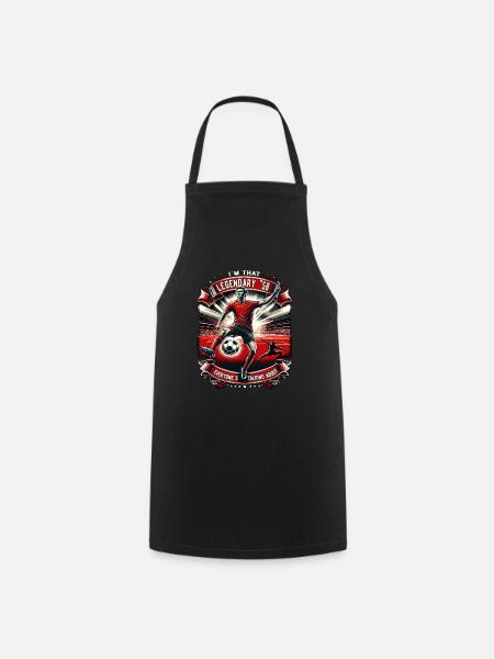 Leggendario 1958s Vintage Football Gift - Grembiule da cucina - nero