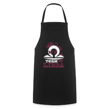 Libra Team Libra Sign Of Zodiac - Cooking Apron - black - Front - AI Model Male 185 dark (185cm)
