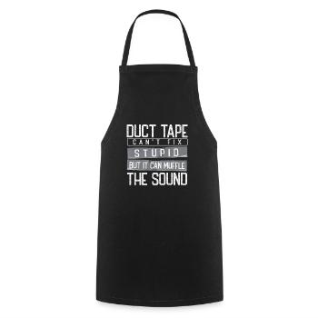 Duct Tape Duct Tape Artisan Masking Tape - Cooking Apron - black - Front - AI Model Male 185 dark (185cm)