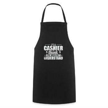 It's a Cashier Thing you wouldn't understand - Cooking Apron - black - Front - AI Model Male 185 dark (185cm)