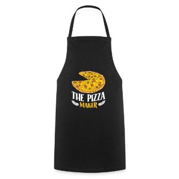 Pizza Maker The Pizza Maker Baking Lovers - Cooking Apron - black - Front - AI Model Male 185 dark (185cm)