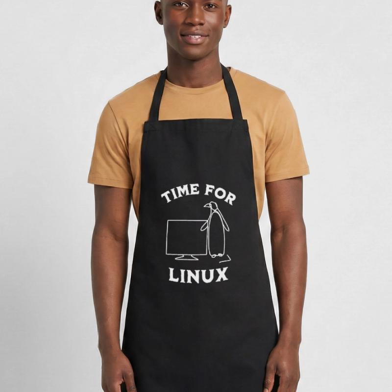 Time for Linux and Open Source Software Cooking Apron