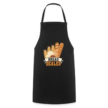 Brotbäcker Bread Dealer Backstube Backfans Brot - Kochschürze - Schwarz - Vorne - AI Model Male 185 dark (185cm)