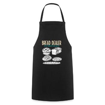 Brotbäcker Bread Dealer Backstube Backfans Brot - Kochschürze - Schwarz - Vorne - AI Model Male 185 dark (185cm)