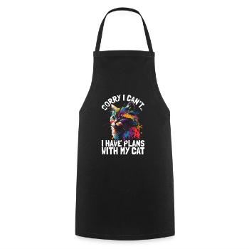 Sorry, I can't - Cooking Apron - black - Front - AI Model Male 185 dark (185cm)