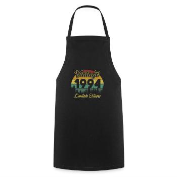 Vintage 1994 limited edition - Tablier de cuisine - noir - Devant - AI Model Male 185 dark (185cm)