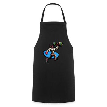 Lombriciculture Jardinage de vers de terre Vermiculture - Tablier de cuisine - noir - Devant - AI Model Male 185 dark (185cm)