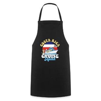Costa Rica Cruise Squad Family Vacation Trip - Cooking Apron - black - Front - AI Model Male 185 dark (185cm)