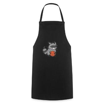 Washable plays basketball omnivore - Cooking Apron - black - Front - AI Model Male 185 dark (185cm)