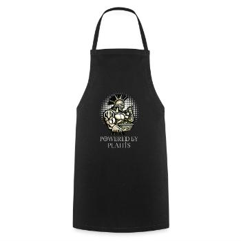 Jules César Histoire romaine Empire romain - Tablier de cuisine - noir - Devant - AI Model Male 185 dark (185cm)