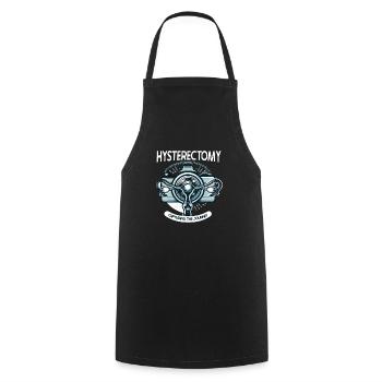 Hystérectomie pour restaurer la - Tablier de cuisine - noir - Devant - AI Model Male 185 dark (185cm)
