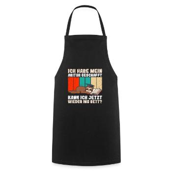 Abiturienten Habe das Abitur Geschafft Lustiges - Kochschürze - Schwarz - Vorne - AI Model Male 185 dark (185cm)
