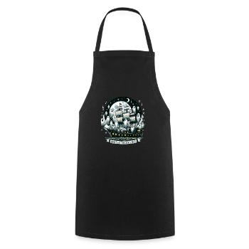 Sailors Sea Shanty Singing Ship Adventures - Cooking Apron - black - Front - AI Model Male 185 dark (185cm)