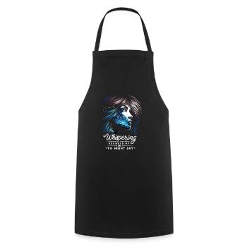 Astrophotography Astronomy Space Camera - Cooking Apron - black - Front - AI Model Male 185 dark (185cm)