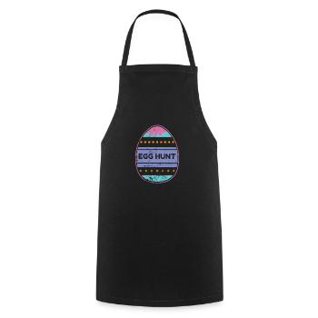 Egg Hunt Easter Bunny Easter Eggs - Cooking Apron - black - Front - AI Model Male 185 dark (185cm)