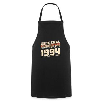 Original 1994 Born Vintage Birthday Gift - Cooking Apron - black - Front - AI Model Male 185 dark (185cm)