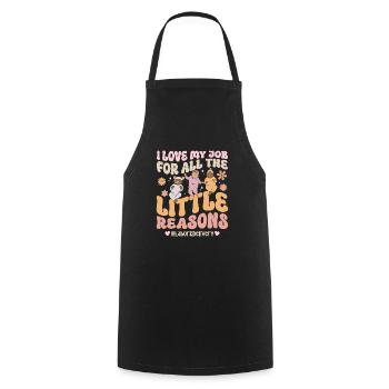 Nurse Baby Maternity Nurse - Cooking Apron - black - Front - AI Model Male 185 dark (185cm)