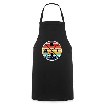 ABI 2024 Abitur Abitur School Leaving Certificate - Cooking Apron - black - Front - AI Model Male 185 dark (185cm)
