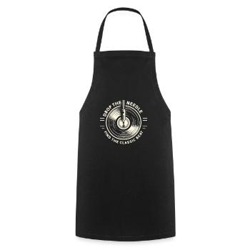 Disques vinyles Lp Collectionneurs Amateurs de disques - Tablier de cuisine - noir - Devant - AI Model Male 185 dark (185cm)