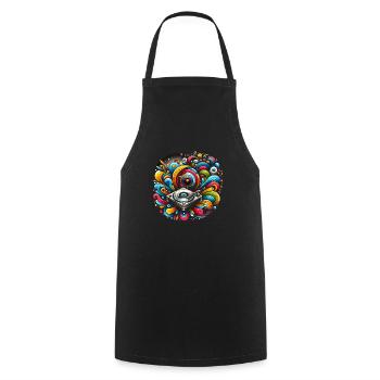 Disques vinyles Lp Collectionneurs Amateurs de disques - Tablier de cuisine - noir - Devant - AI Model Male 185 dark (185cm)