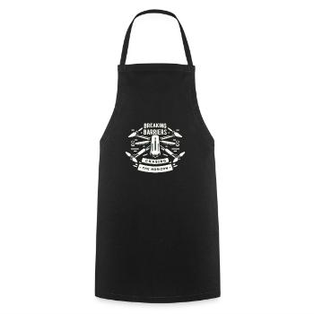 Drone pilote grand-père idée cadeau vieil homme avec - Tablier de cuisine - noir - Devant - AI Model Male 185 dark (185cm)
