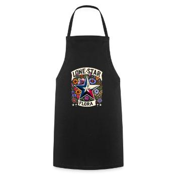 Texas Wildflowers Season Fields Flowers Texas - Cooking Apron - black - Front - AI Model Male 185 dark (185cm)