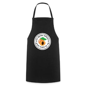 Le même Minou idée Cadeau EVG Garçon Futur Marié - Tablier de cuisine - noir - Devant - AI Model Male 185 dark (185cm)
